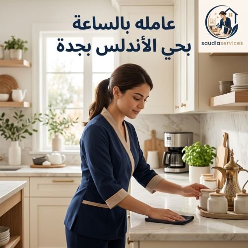 عامله بالساعة بحي الأندلس بجدة